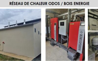 ODOS : un nouveau réseau de chaleur,  100% énergie renouvelable, inauguré à Odos